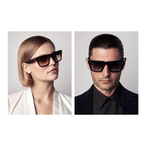 New Dita Mastix Havana Square DTS712 02 Sunglasses Women - Picture 4 of 6